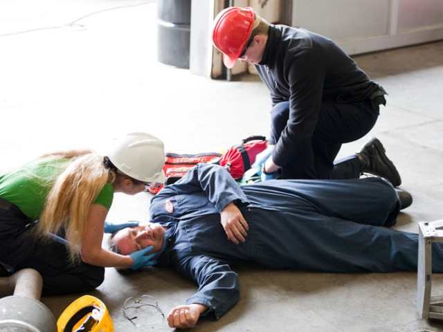 Workplace first aid training